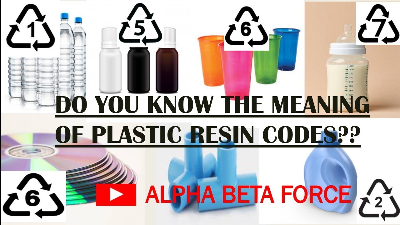 Resin codes of plastics in Tamil//Meaning for each codes- fully explained