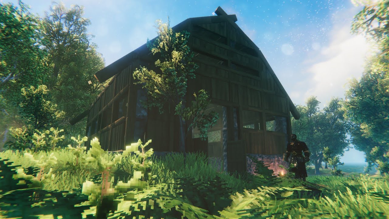 Valheim: Simple Barn Build/ I Stirred the Cauldron!