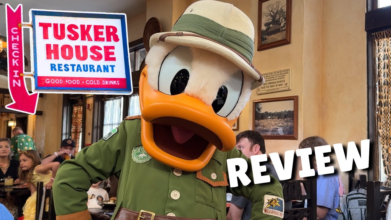 Tusker House в Animal Kingdom | Обзор завтрака с полным набором персонажей 2025 года