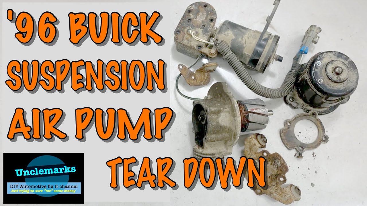 How to remove a suspension air compressor on 1996 Buick (EP 154) LeSabre Park Ave pump