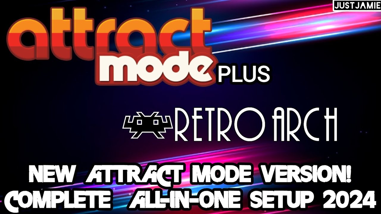 Attract-Mode Plus Retroarch Full Setup  #attractmode #emulator #frontend