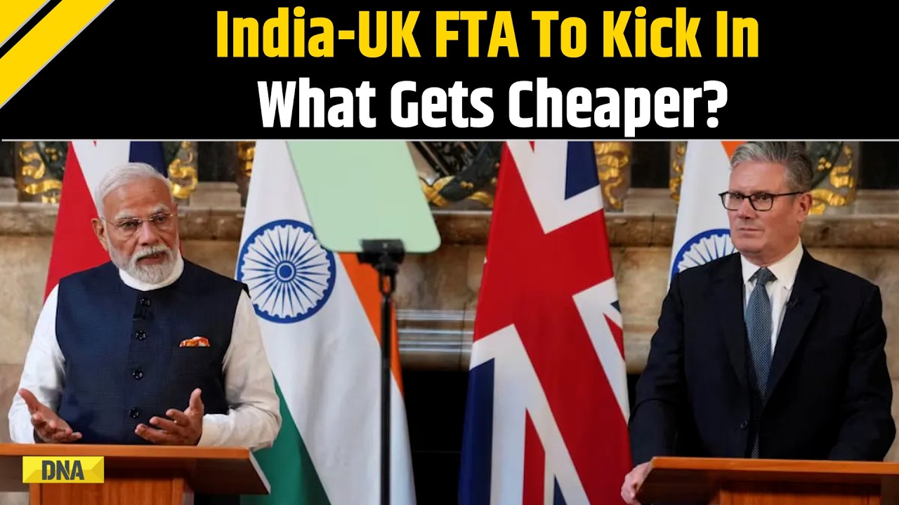 India-UK Trade Deal: What Gets Cheaper, Which Sectors Benefit, Why It Matters? | FTA | India-UK Deal
