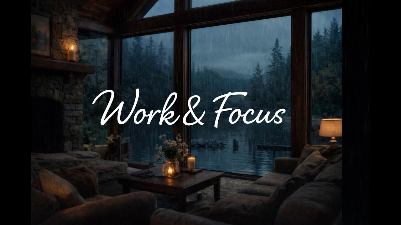 Rain Outside the Window 🌙 | Calm Sleep Music (No Ads)