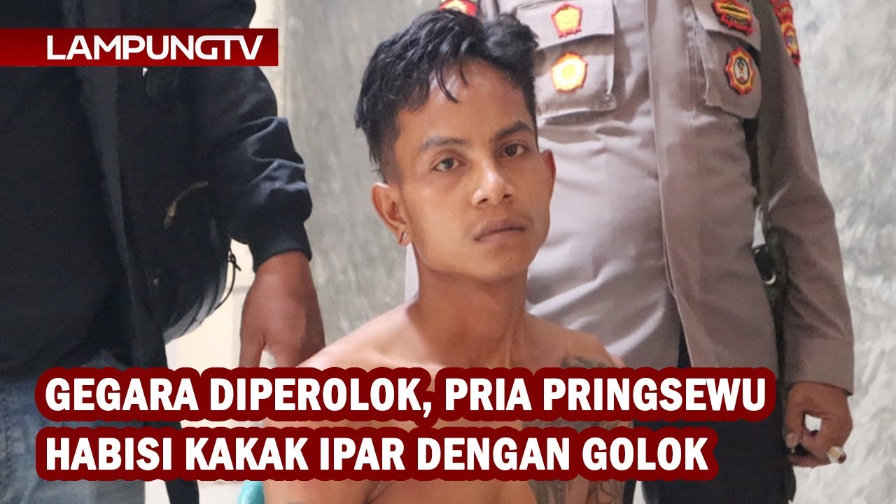Gegara Diperolok, Pria Pringsewu Habisi Kakak Ipar dengan Golok