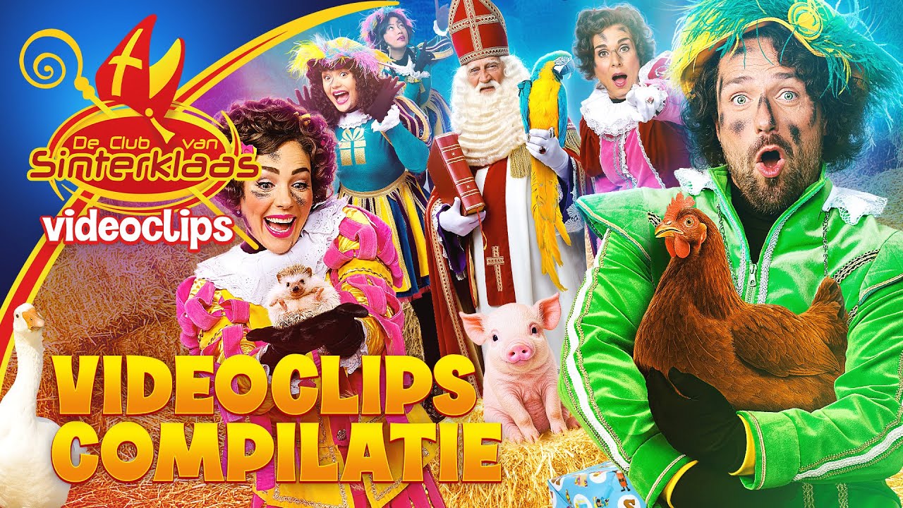 9 VIDEOCLIPS COMPILATIE 2025 • SINTERKLAASLIEDJES • De Club van Sinterklaas 🎞 Een Dolle Beestenboel