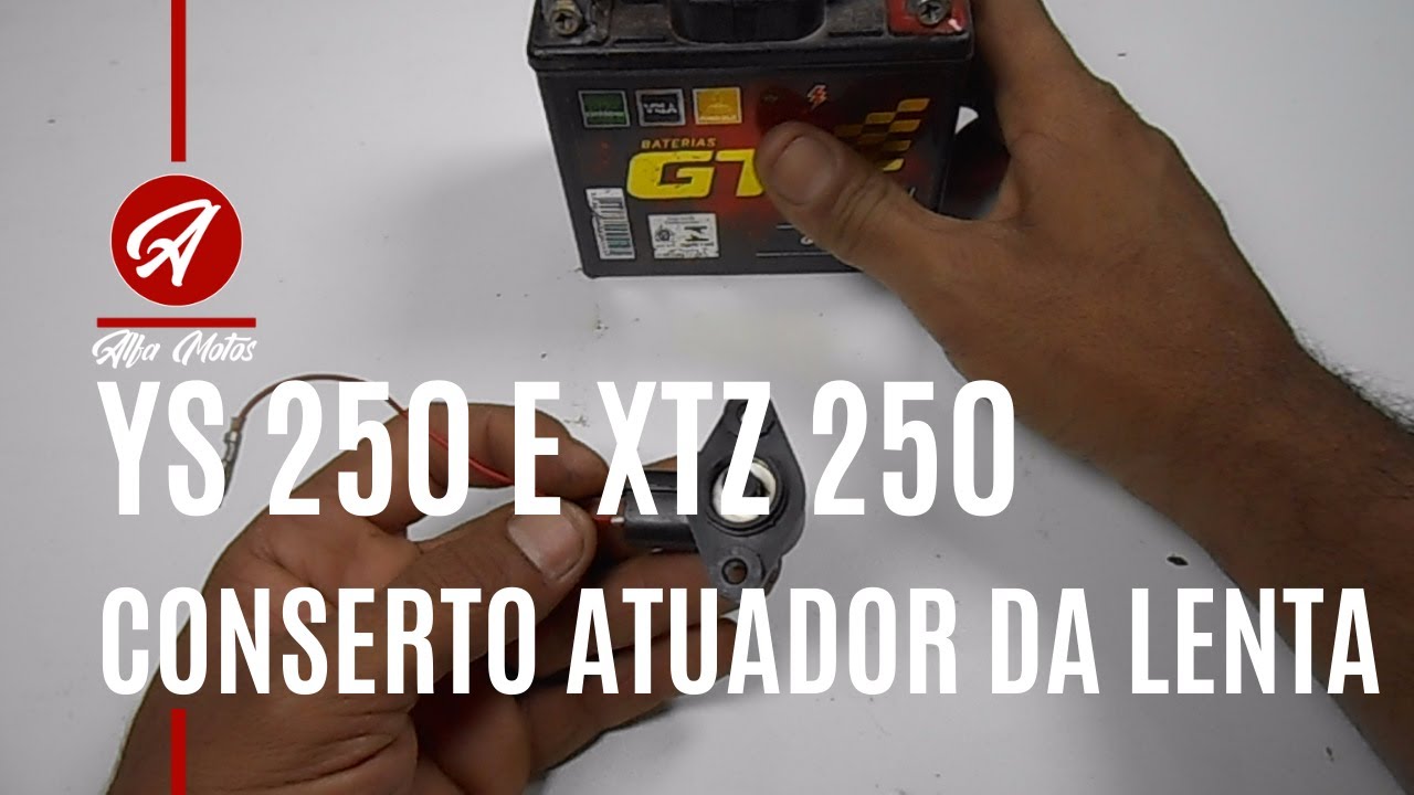 CONSERTO DO ATUADOR DE MARCHA LENTA DA FAZER E LANDER 250