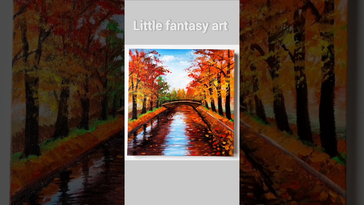 Easy Autumn Painting for beginners 🍁  