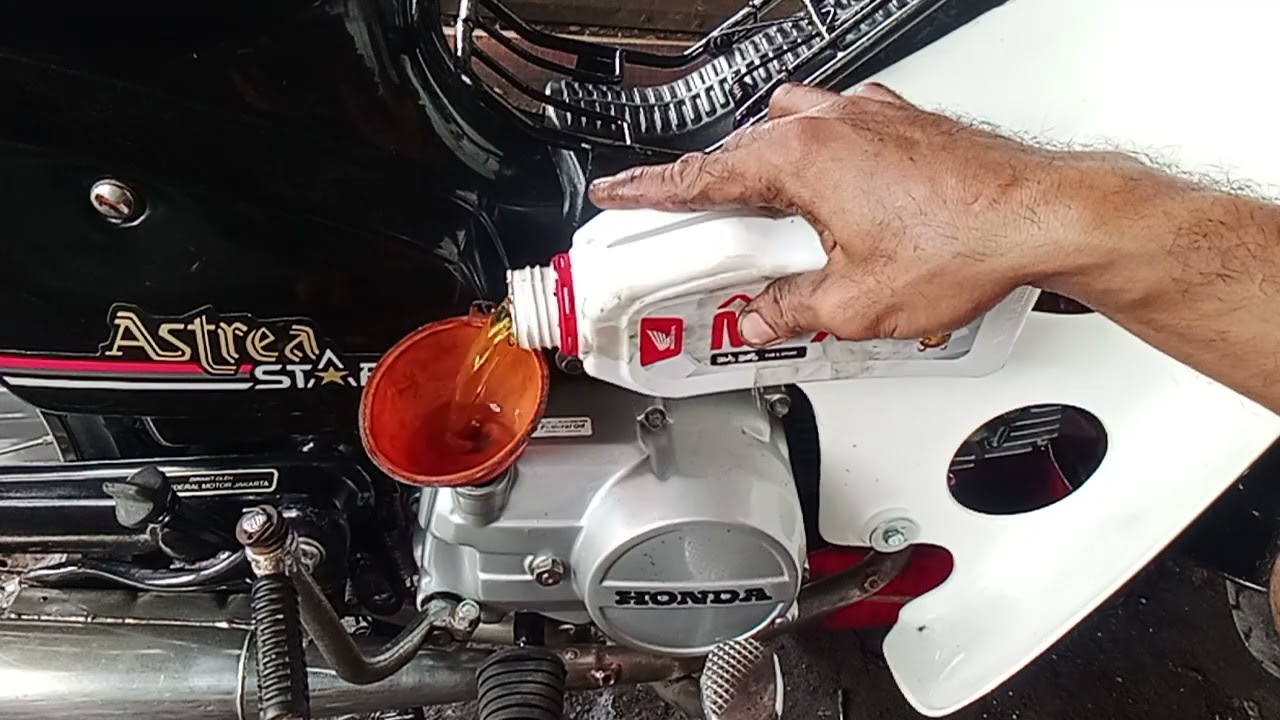 Astrea Star ganti oli mesin