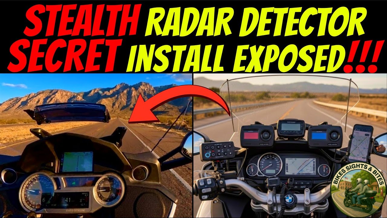 Установка сверхнадежного радар-детектора Uniden R4: мотоциклы BMW K1600 и туристические мотоциклы.