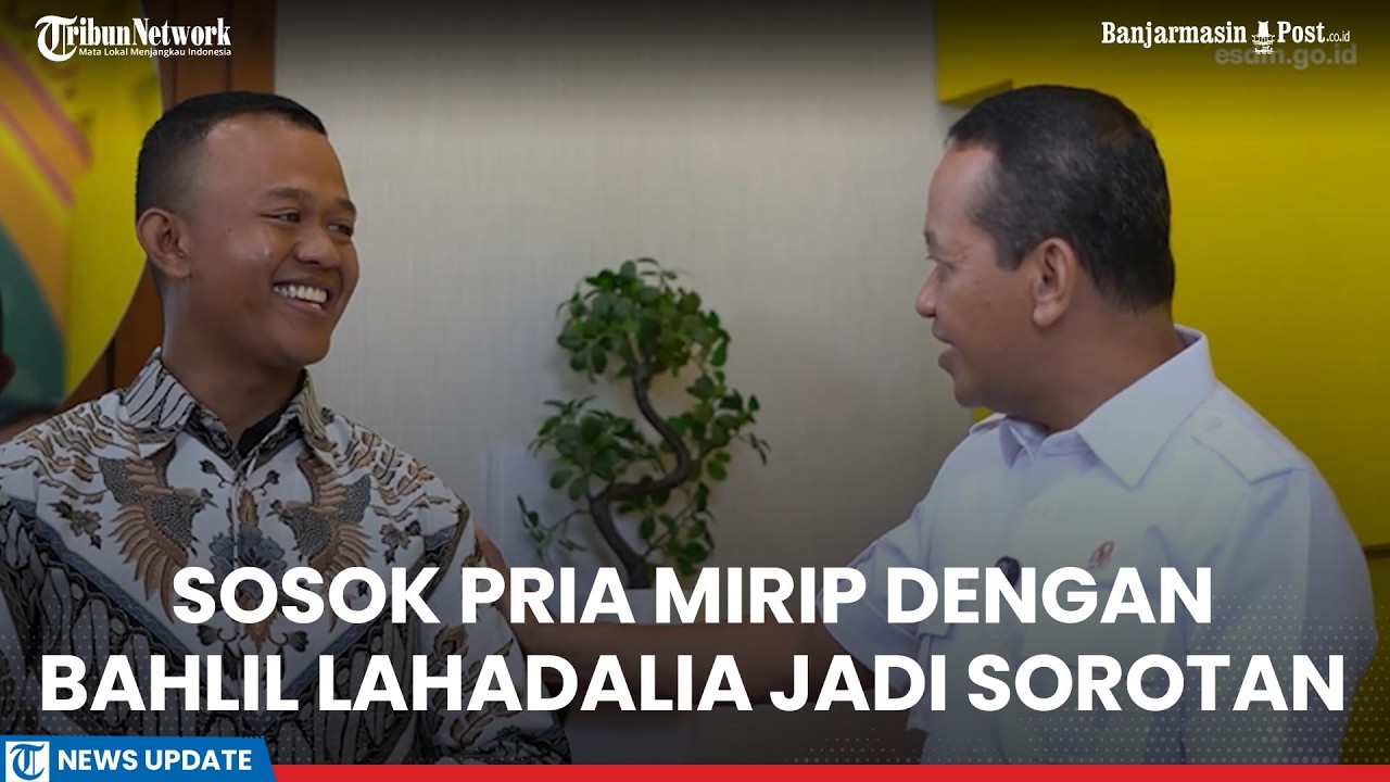 Sosok Pria Mirip dengan Menteri ESDM Bahlil Lahadalia Jadi Sorotan, Bekerja sebagai Satpam Stasiun
