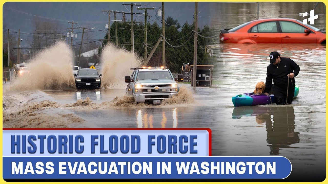 Historic floods drown Washington | Towns submerged as rains tear through Pacific Northwest