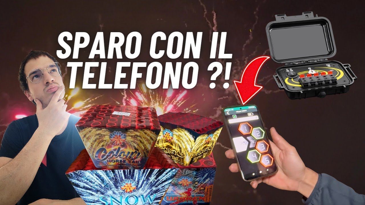 ACCENDIAMO uno SPETTACOLO PIROTECNICO con il TELEFONO: Come usare la Centralina Pirotecnica VPyro