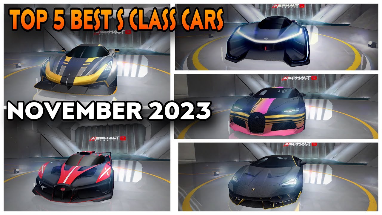 Top 5 Best S Class Cars For Multiplayer & Gauntlet: Asphalt 8