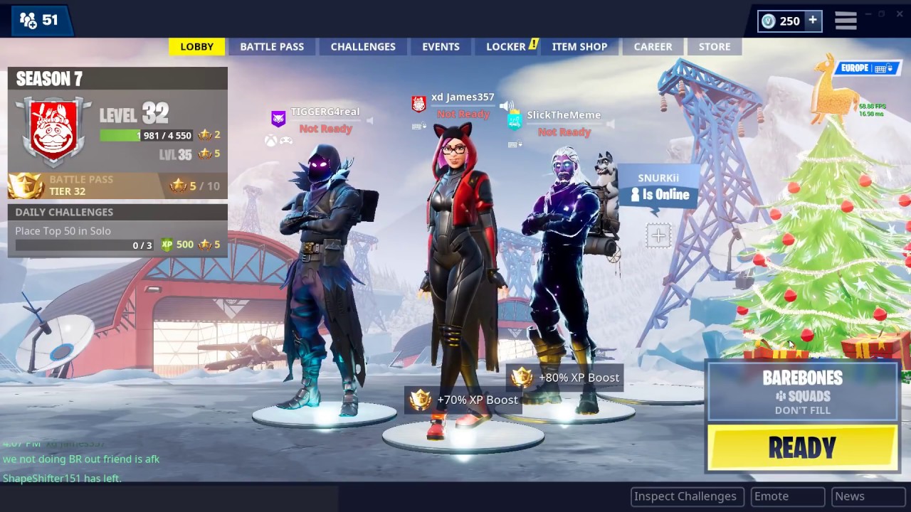 Crazy fortnite rockefeller street meme with the boys