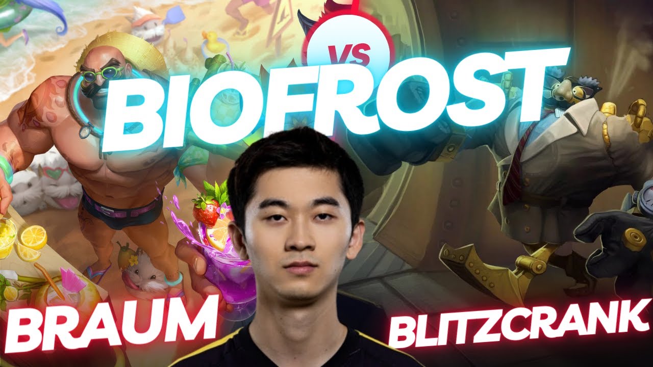 BIOFROST | BRAUM VS BLITZCRANK | SUP GAMEPLAY | Patch 13.16 / Season 13 | #LeagueofLegends