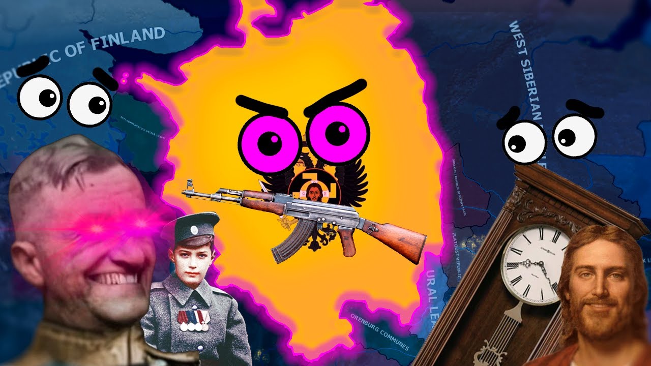 The Holy Russian Empire of Taboritsky TNO HOI4 be like...