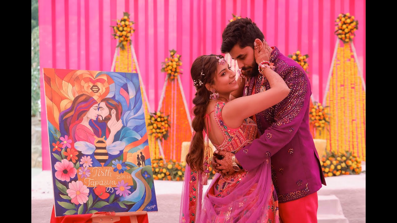 BRIDE SUPRISE DANCE | PAINTING REVEAL FOR GROOM