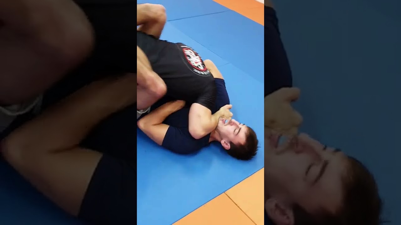 Neck Frame Escape from Guillotine - Advanced BJJ Grappling for MMA Short Front Headlock
