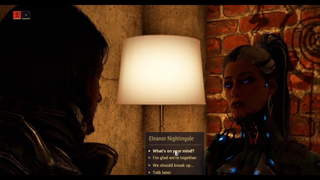Eleanor Takes Over My Room in Warframe What's Going On? all new romance dialogue