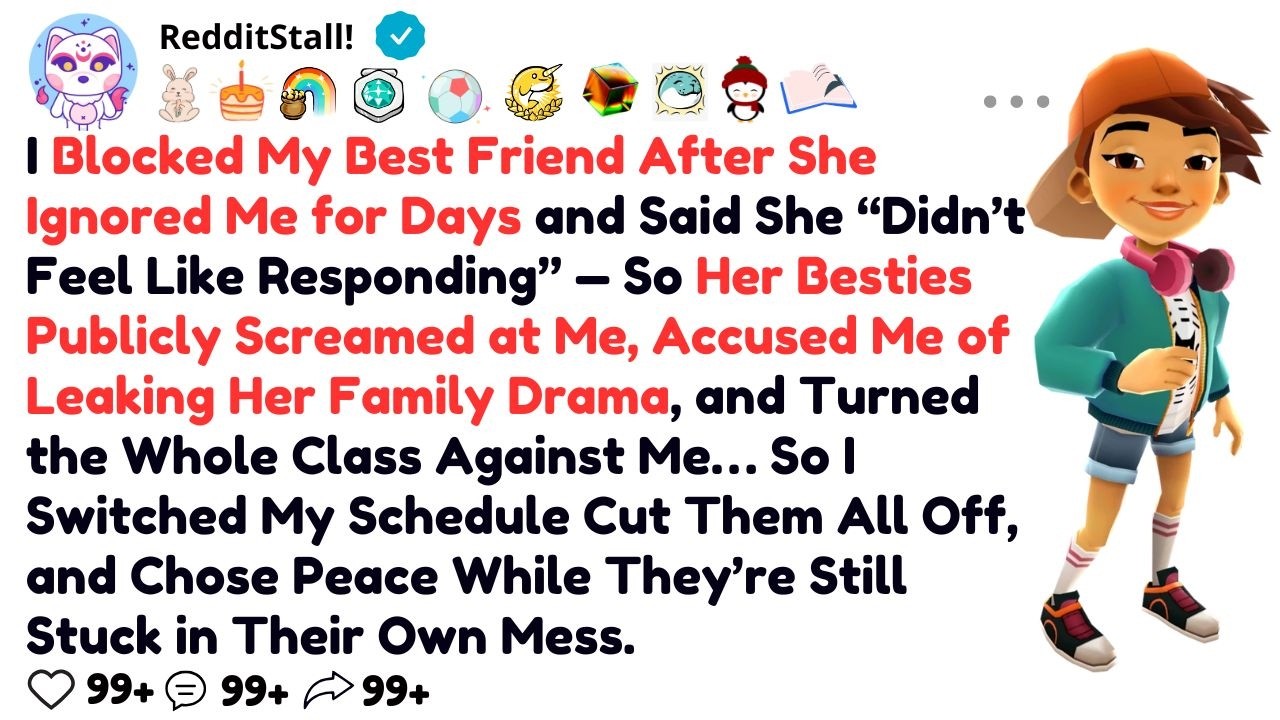 I Blocked My Best Friend After She Ignored Me for Days and Said She “Didn’t Feel Like Responding” —