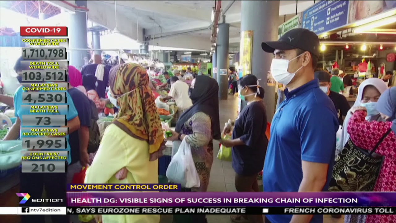 MOVEMENT CONTROL ORDER | HEALTH DG: VISIBLE SIGNS OF SUCCESS IN BREAKING CHAIN OF INFECTION