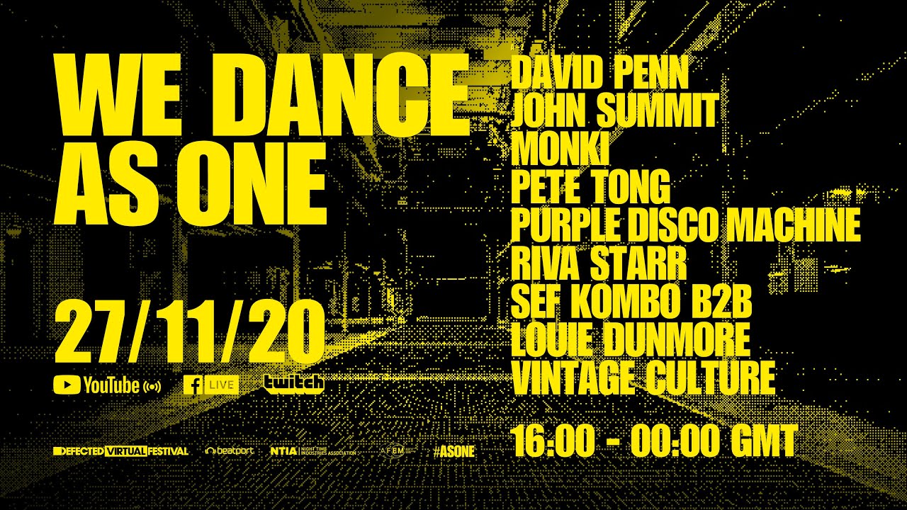 Defected Virtual Festival: We Dance As One 2.0 - #LiveStream