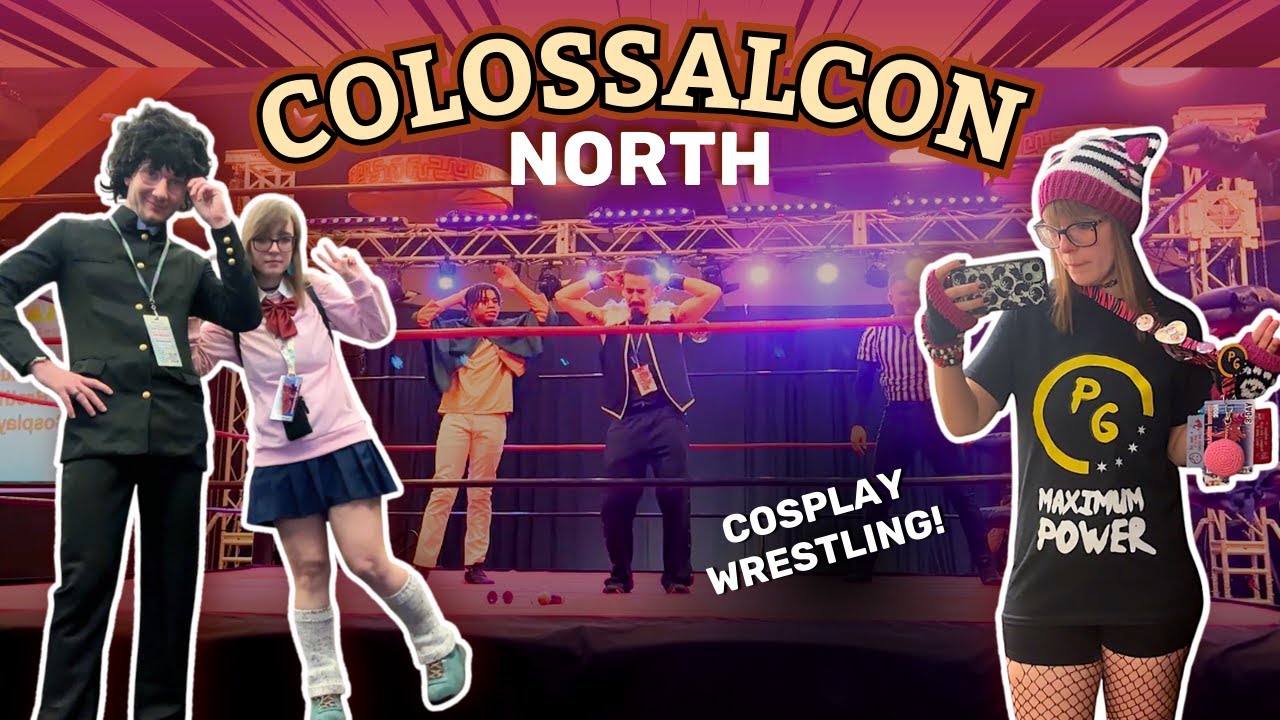 ColossalCon North 💥 Cosplay Wrestling Fangirl 💖 Anime Convention Vlog 2024 @provinggroundschi