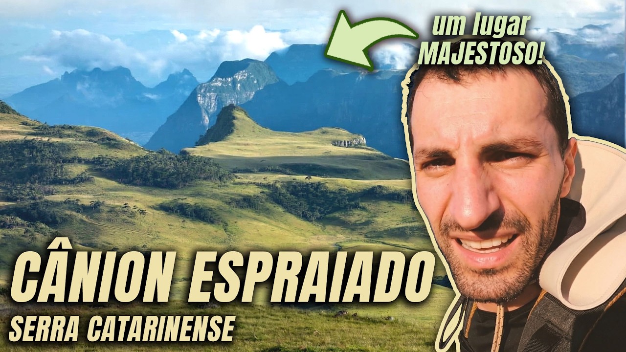 Como é subir e acampar no cânion ESPRAIADO, com paredões de 700 metros? (Urubici / SC)