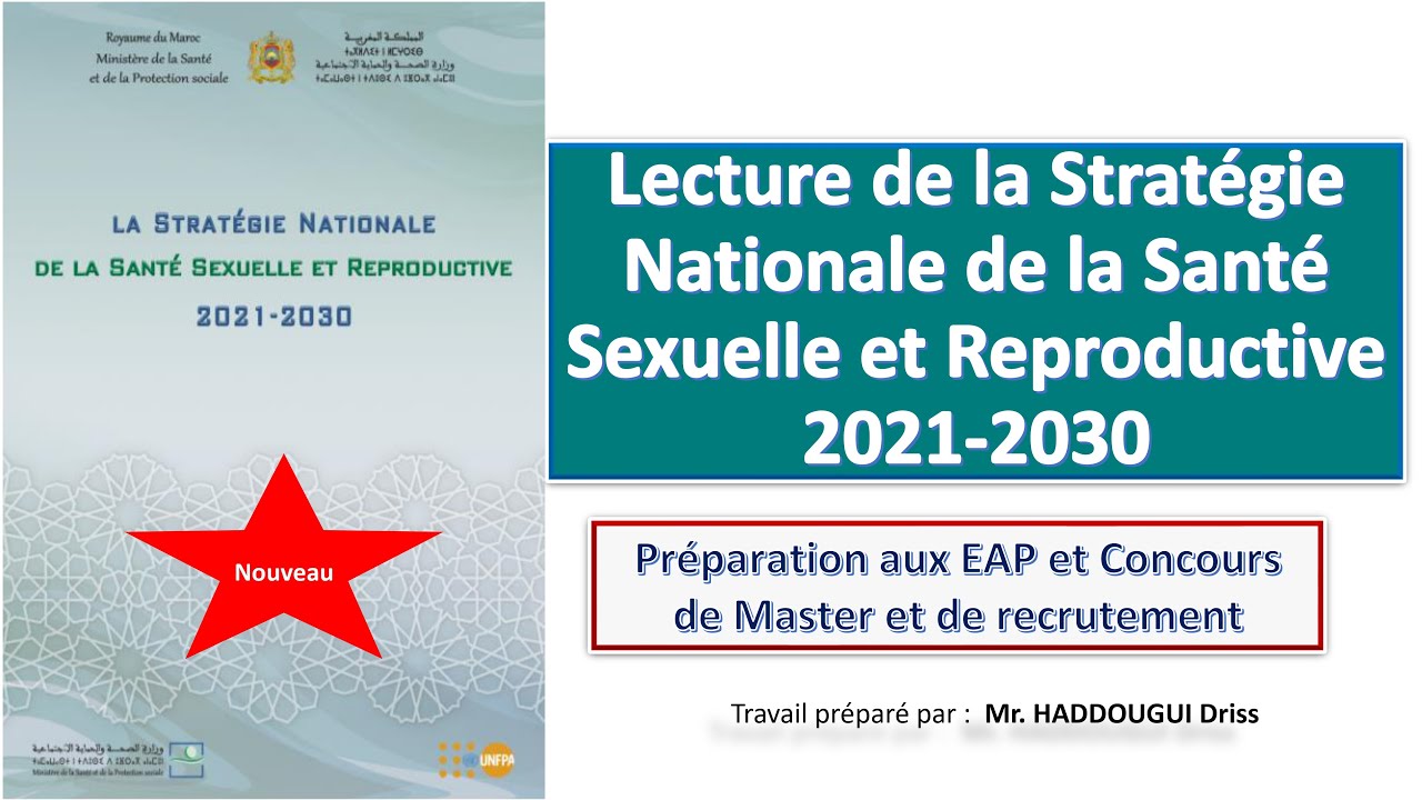 Lecture de la Stratégie Nationale de la Santé Sexuelle et Reproductive 2021-2030
