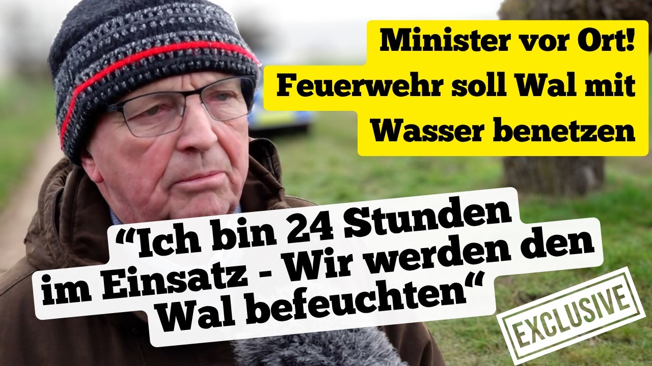 #Minister bekommt #Morddrohungen - Feuerwehr im Einsatz - Wie geht es mit #Buckelwal #Hope weiter?