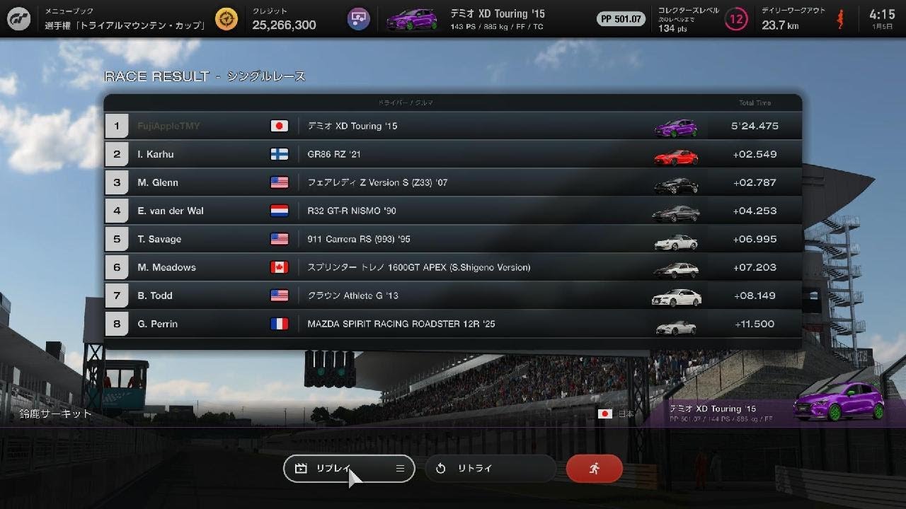 グランツーリスモ 7　飲酒マツダ初心者ドライブ