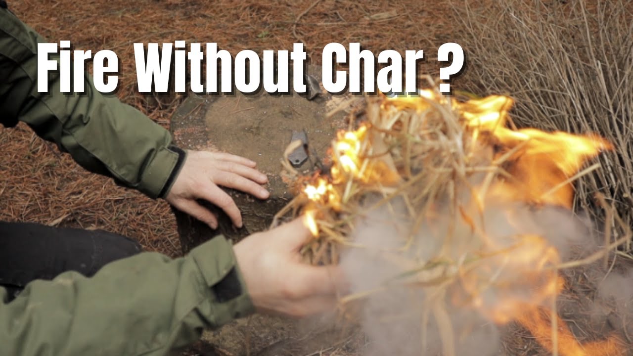 Flint And Steel Fire Without Char ?  Testing Materials  - Dead Nettles