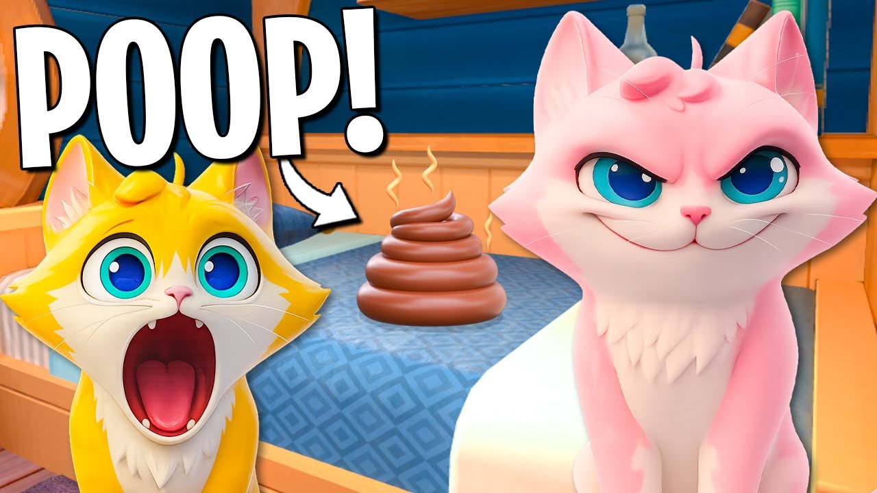 My CAT WIFE POOPED On My BED! (I am Cat VR Multiplayer)