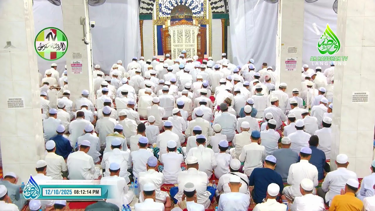 PEMBACAAN MAULID AL-HABSYI DI MUSHOLLA AR-RAUDHAH SEKUMPUL MTP KALSEL, MALAM SENIN TGL 12-10-2025