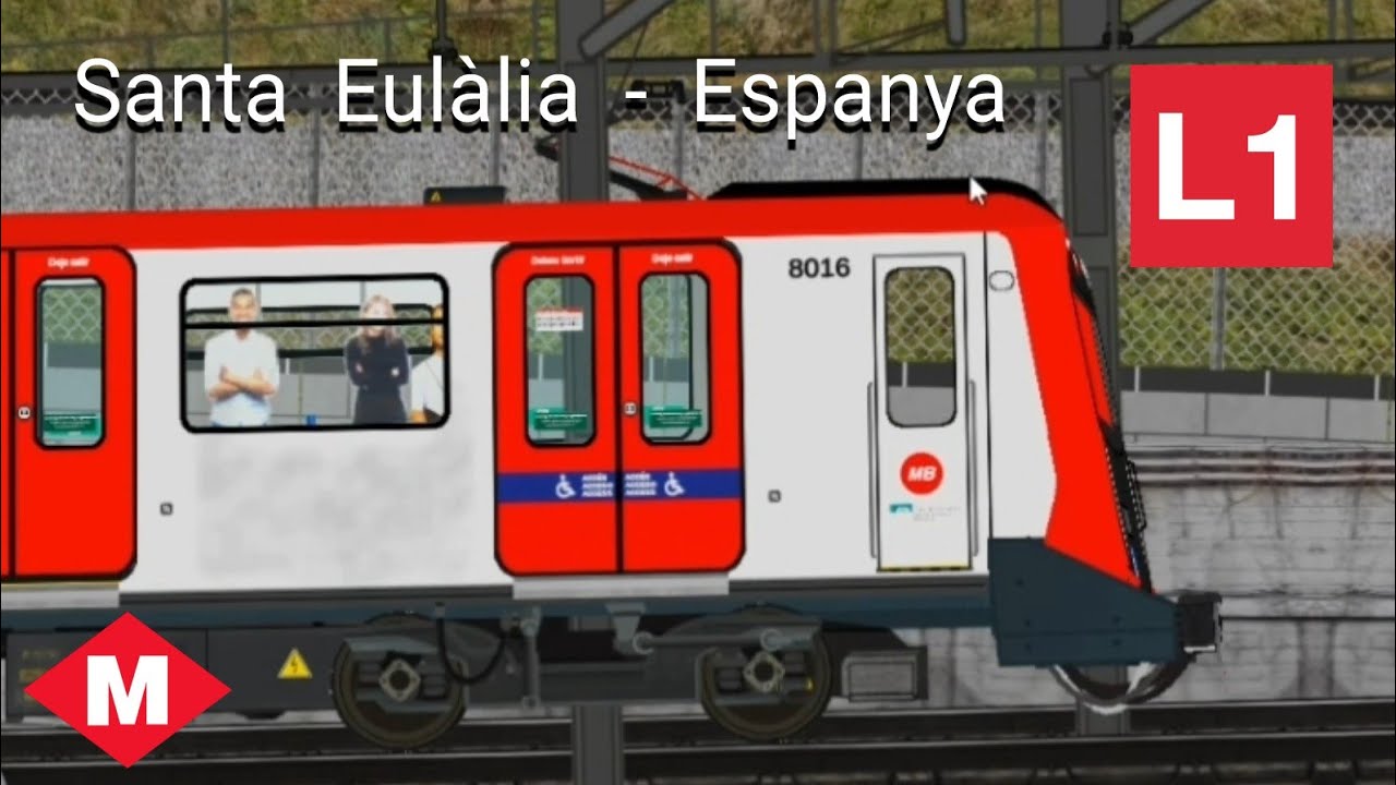 Hacemos la nueva línea L1 de Metro de Barcelona (Santa Eulàlia - Espanya) en MetroSim | #4