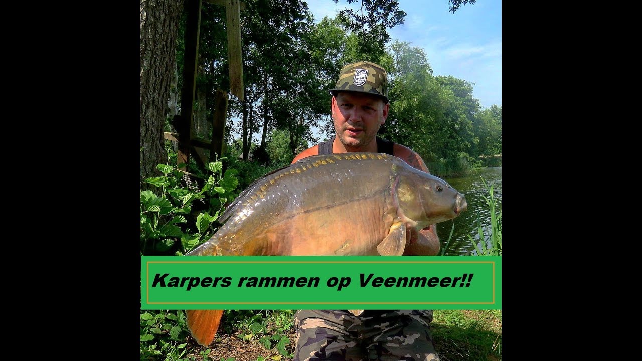 Karpers vangen op caming Veenmeer!! (karpervissen)