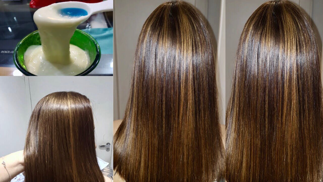 Desmaia e Sela o Cabelo na hora! Receita caseira vídeo improvisado 😍