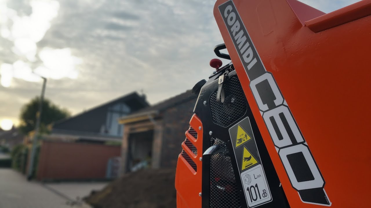 Cormidi C6.60 ACDHE c60 Raupendumper bei der Arbeit Demo Minidumper