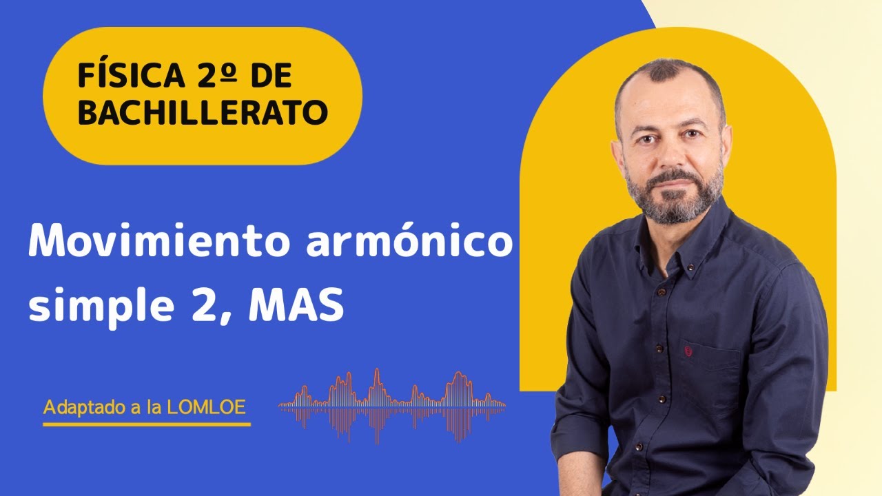 Movimiento armónico simple 2. Ecuaciones de la posición, velocidad y aceleración. MAS