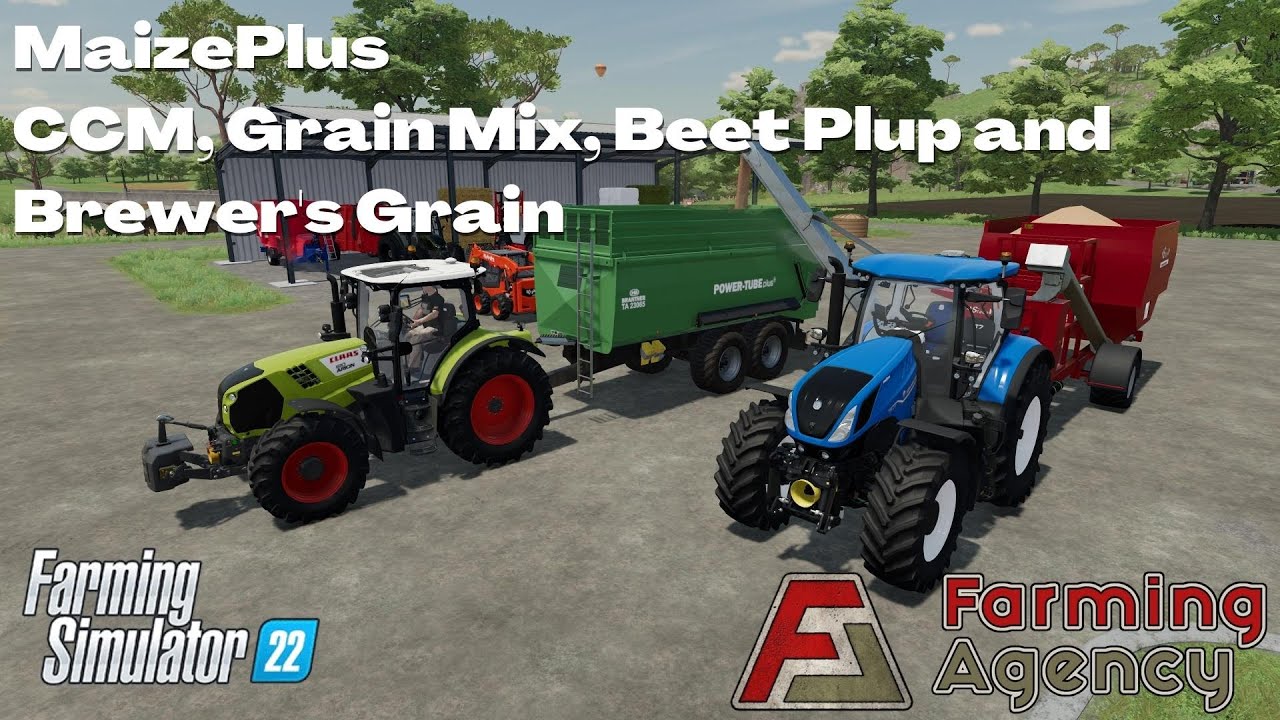CCM, Grain mix, Beet pulp and Brewer's grain - MaizePlus - FS22