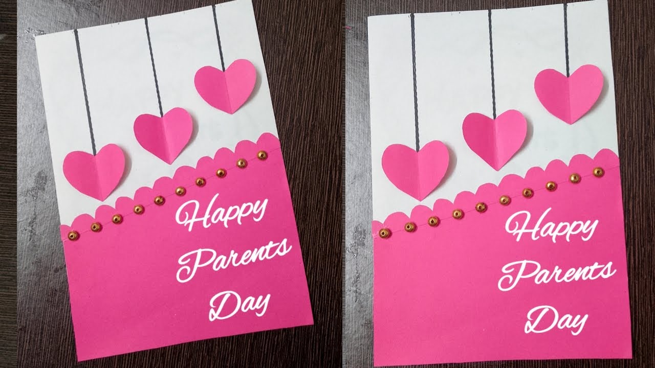 DIY Parents Day Card: Easy Tutorial for Kids | Greeting card for parents day
