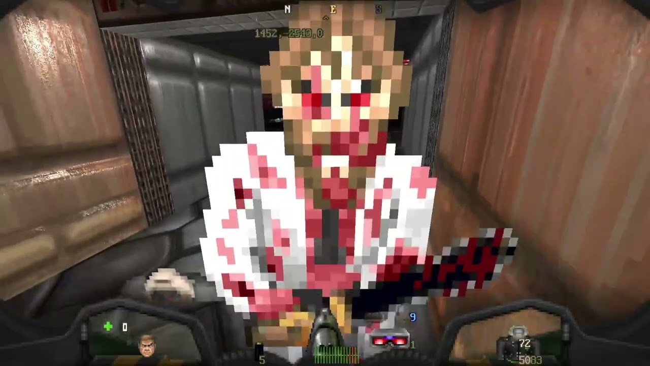 DOOM but you're not Doomguy. [Hideous Destructor] DOOM+ (E1M1) Gameplay, No Commentary