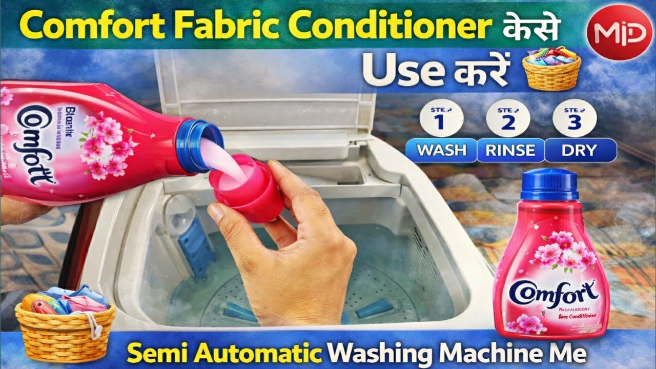 Kapdo Me Khushboo Nahi Aa Rahi? 😮 Semi Automatic Washing Machine Me Comfort Ka Sahi Use 🧺