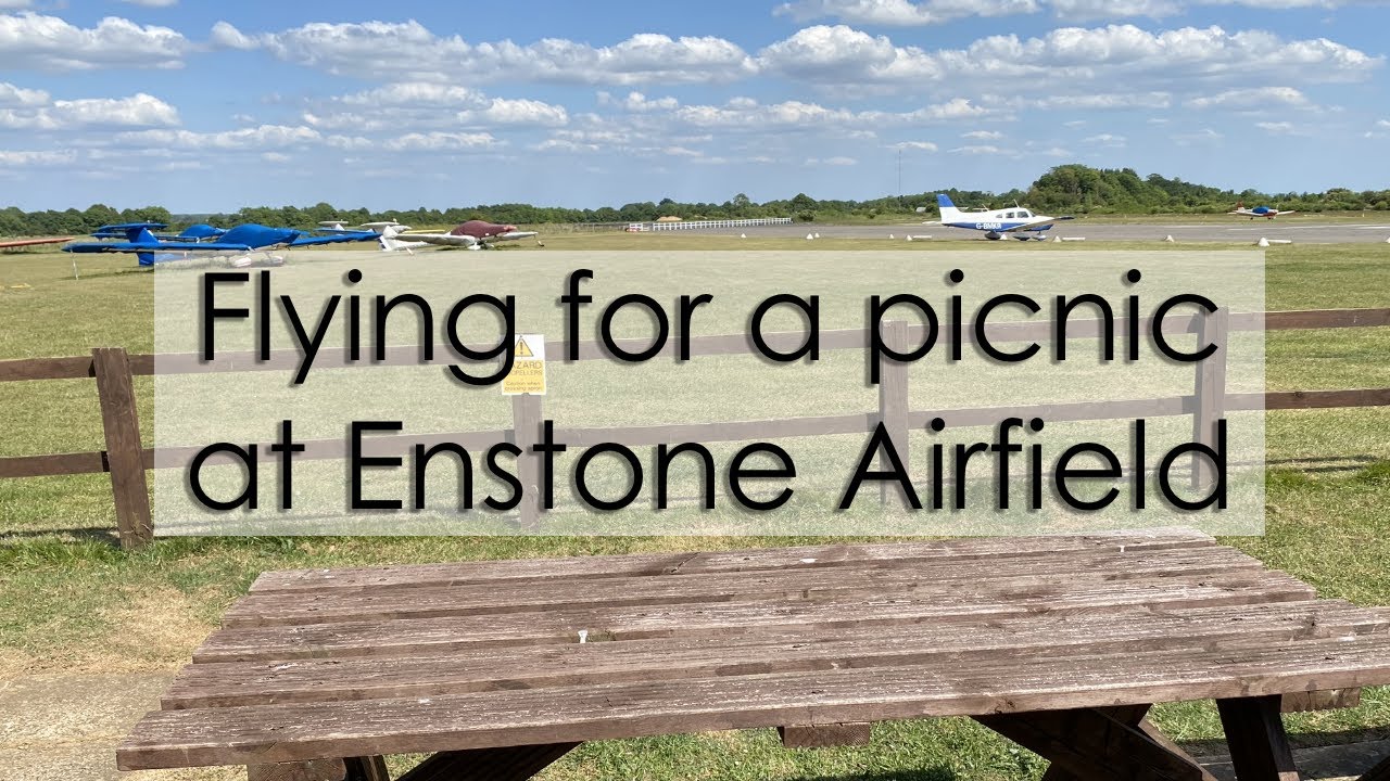Flying for a picnic at Enstone Airfield [HD | ATC AUDIO | PA28]