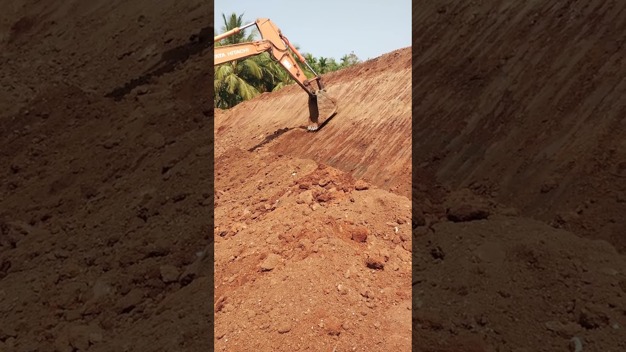Excavator |  Trimming work using Excavator 