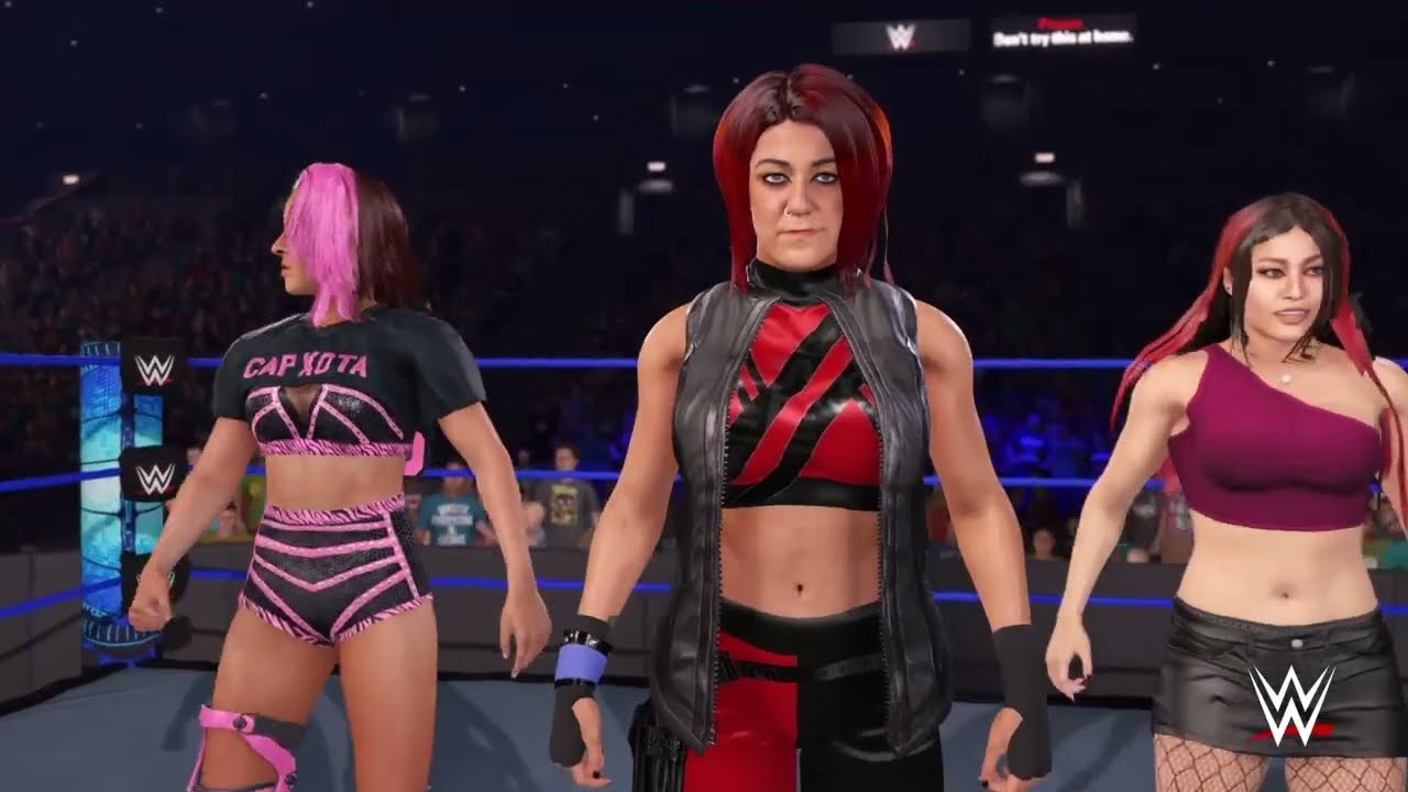 WWE2K22 SMACKDOWN CARMELLA VS BAYLEY (W/DAMAGE CTRL)