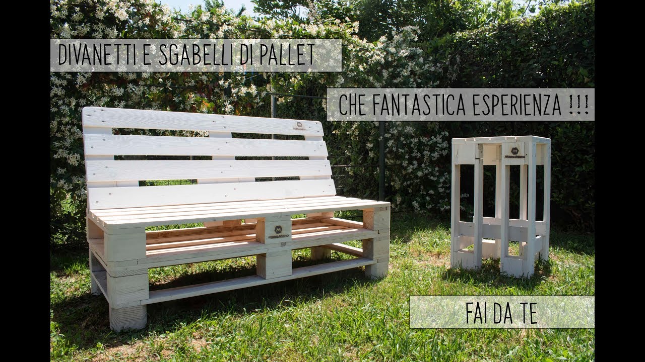 🏚 FAI DA TE 🛠 DIVANETTI E SGABELLI DI PALLET | Che fantastica esperienza!!!