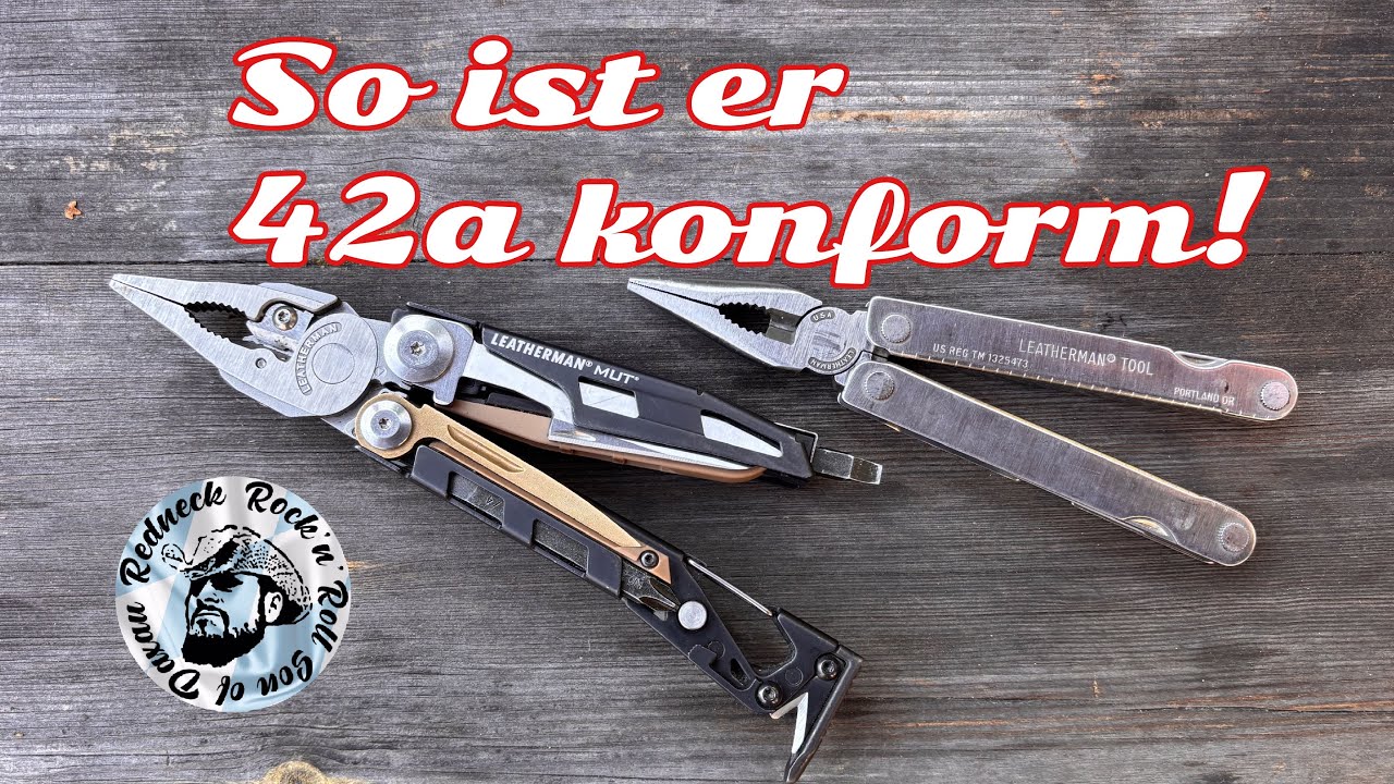 Multitool pl&ouml;tzlich 42a konform! Leatherman MUT Klingentausch, garnicht so einfach!