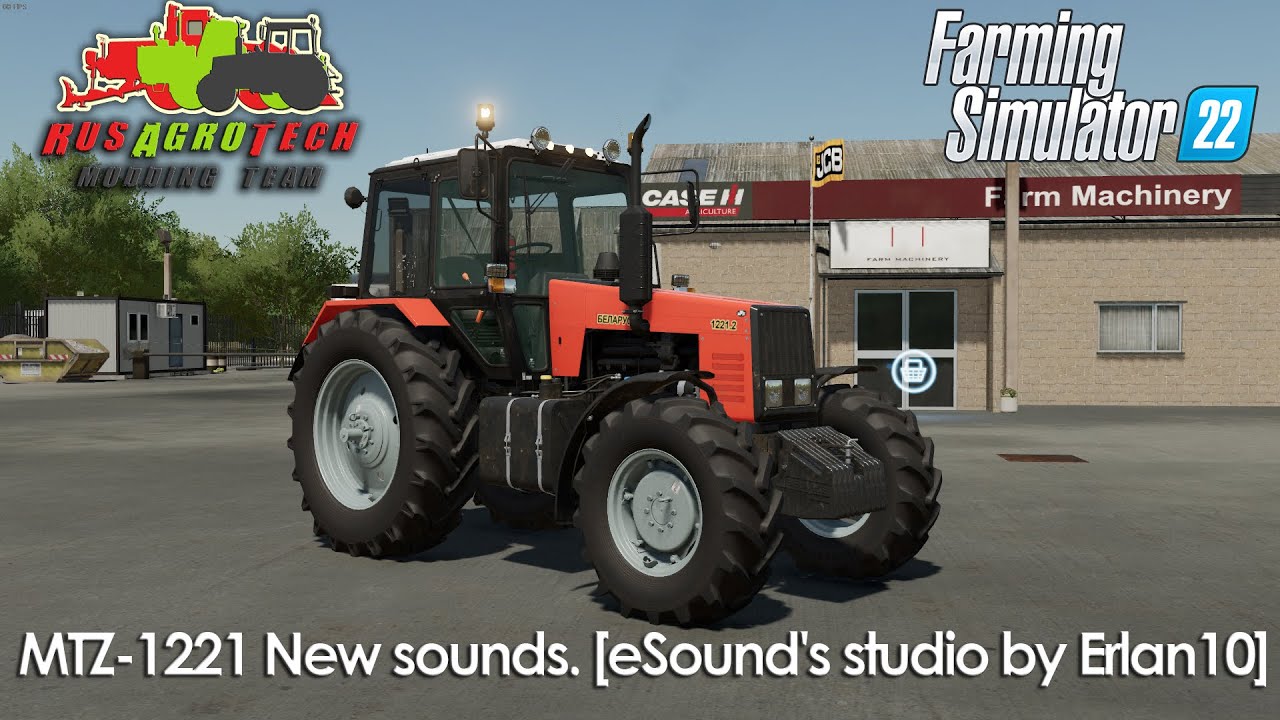 FS22. MTZ-1221 New sounds. [eSound's studio by Erlan10]