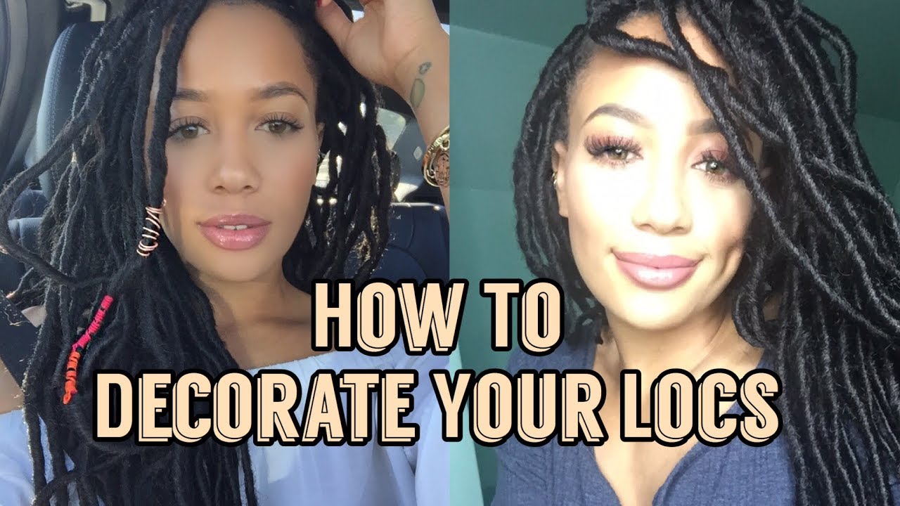 HOW TO DECORATE YOUR LOCS! Jewelry - Wrapping Faux Locs (DETAILED)